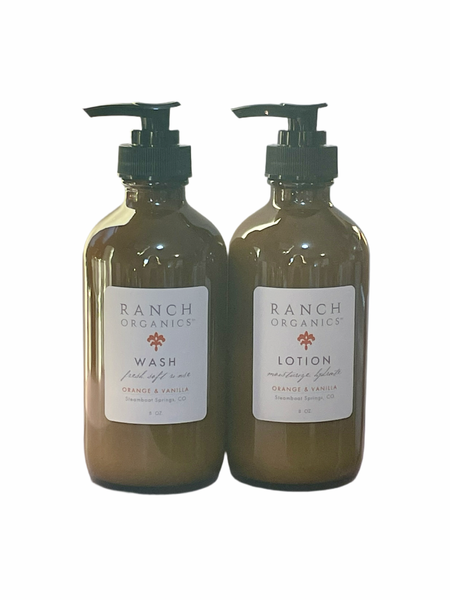 Orange/Vanilla Wash & Lotion Set